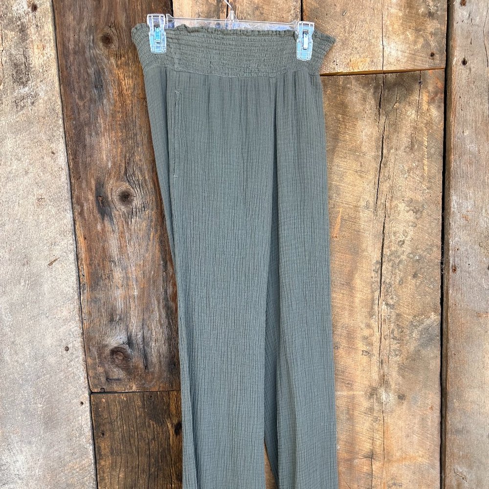 Bella Dahl, Wendy Foster, Angel, smocked waist pants